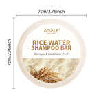 Rice Water Shampoo Bar 2-in-1 Cleansing and Conditioning Hair Soap