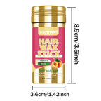Hair Wax Stick with Styling Brush for Flyaway Control and Smoothing
