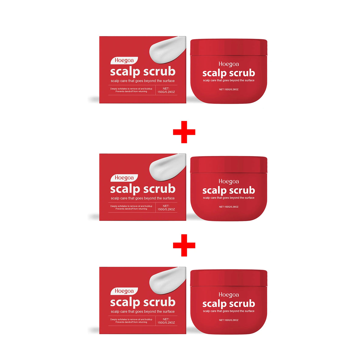 Deep Cleansing Scalp Exfoliator for Dandruff and Oily Hair
