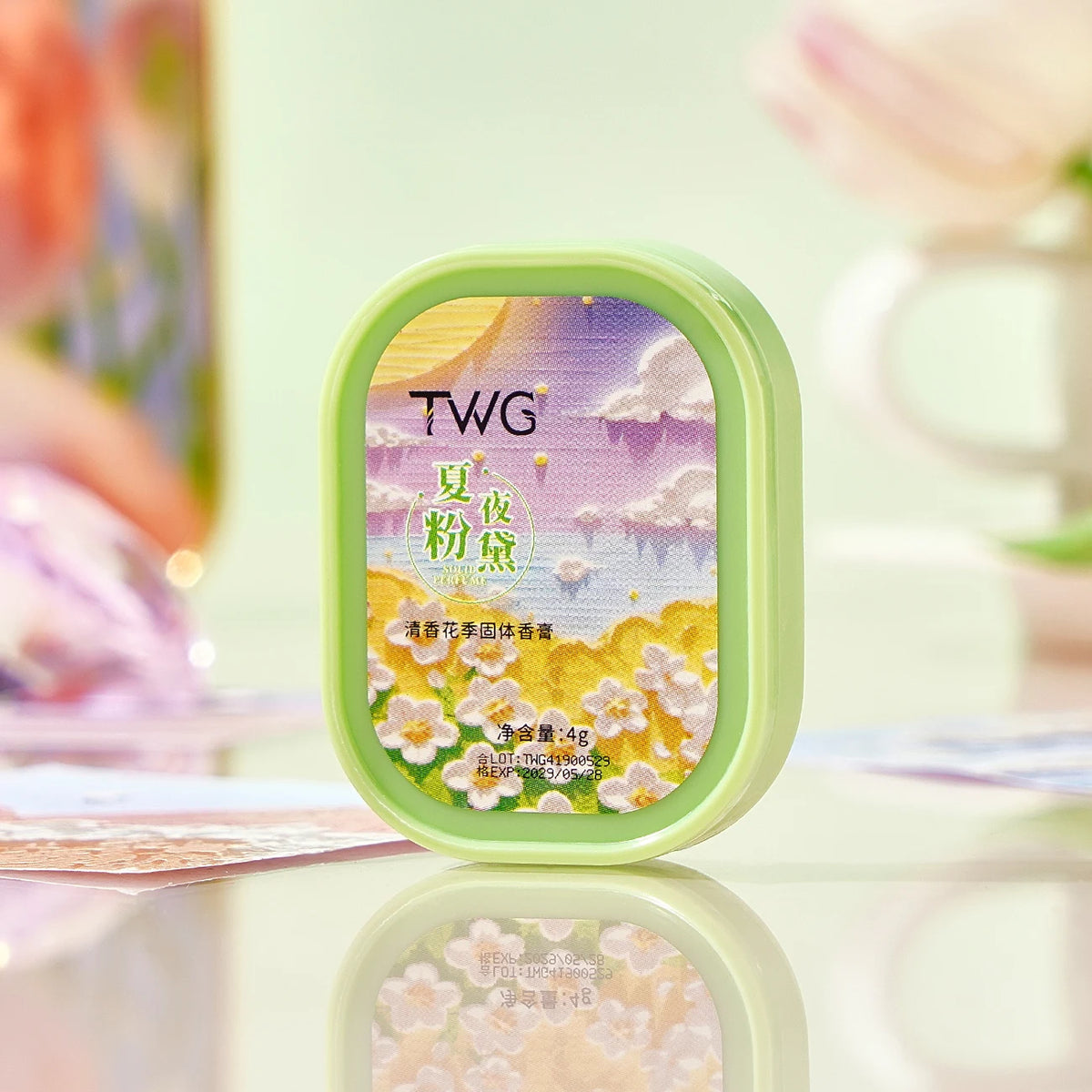 TWG Flower Season Solid Fragrance Set 3pc Portable Perfume Balm