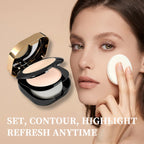 Collagen Infused Oil Control Pressed Powder for Flawless Matte Finish