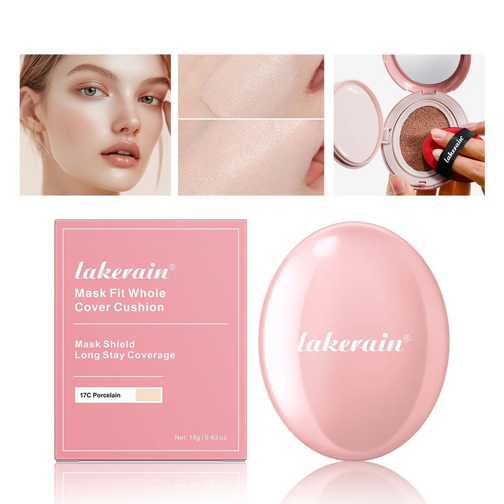 Long-Lasting Full Coverage Cushion Foundation with Sun Protection