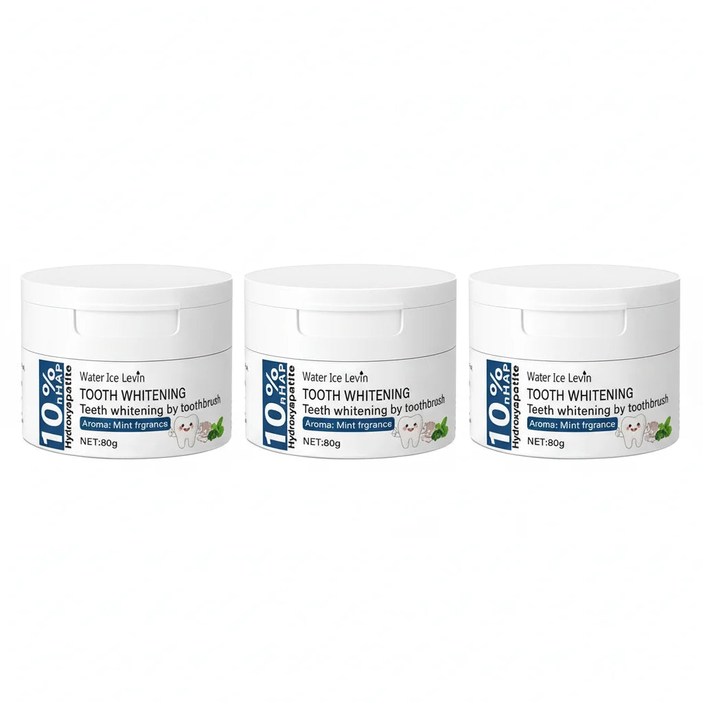Whitening Tooth Powder with Vitamin C and Hyaluronic Acid Enamel Care