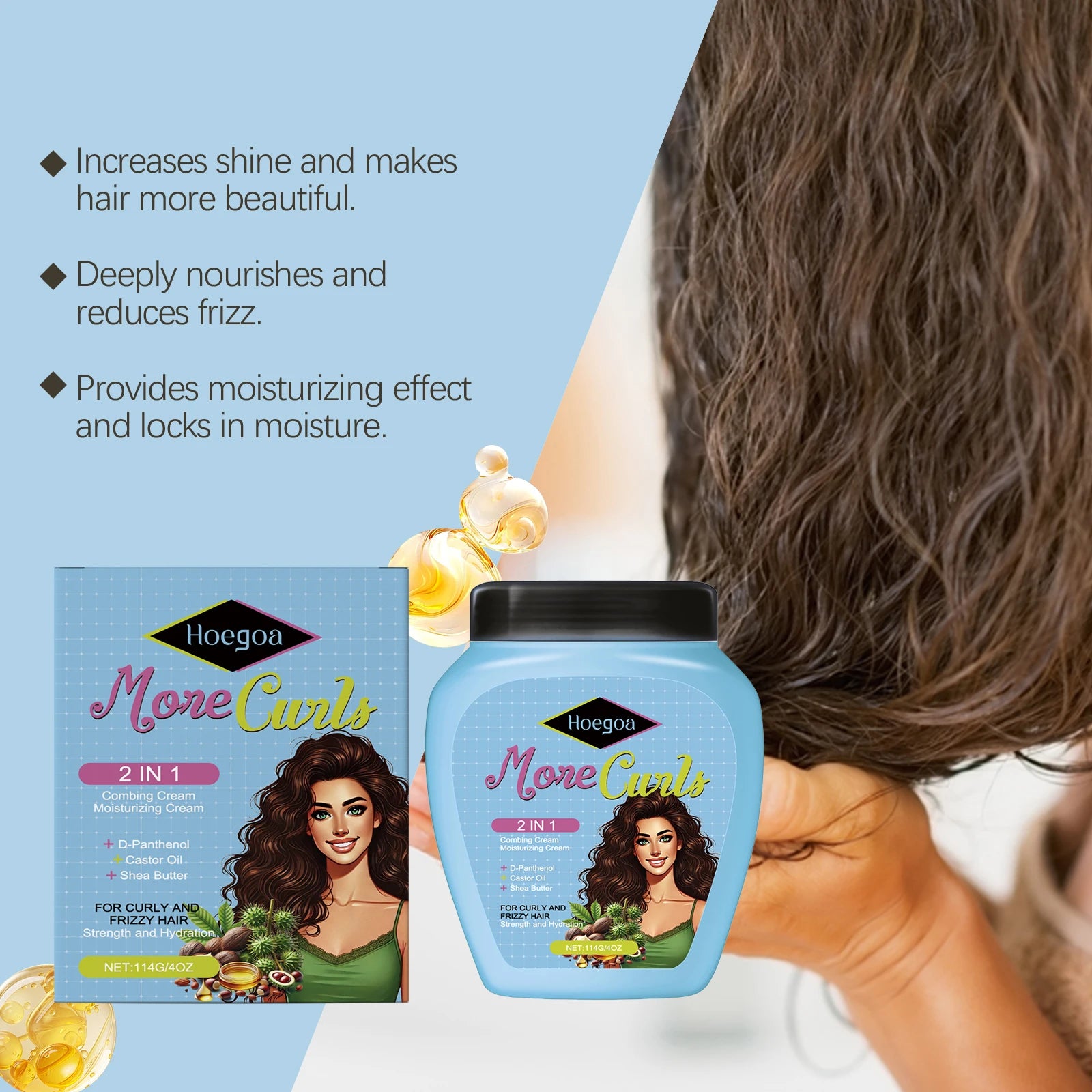 Hoegoa Combing and Moisturizing Hair Cream 114g - 13