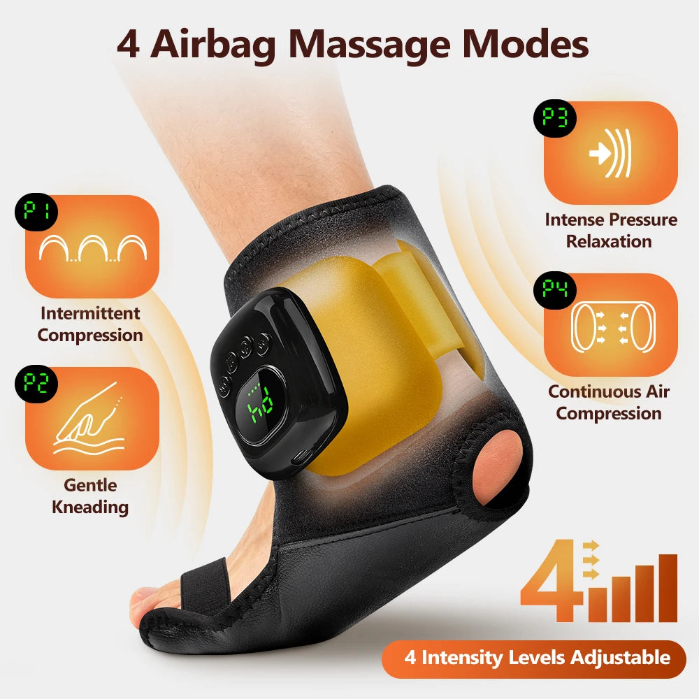 Heated Air Compression Wrist Massager for Pain Relief
