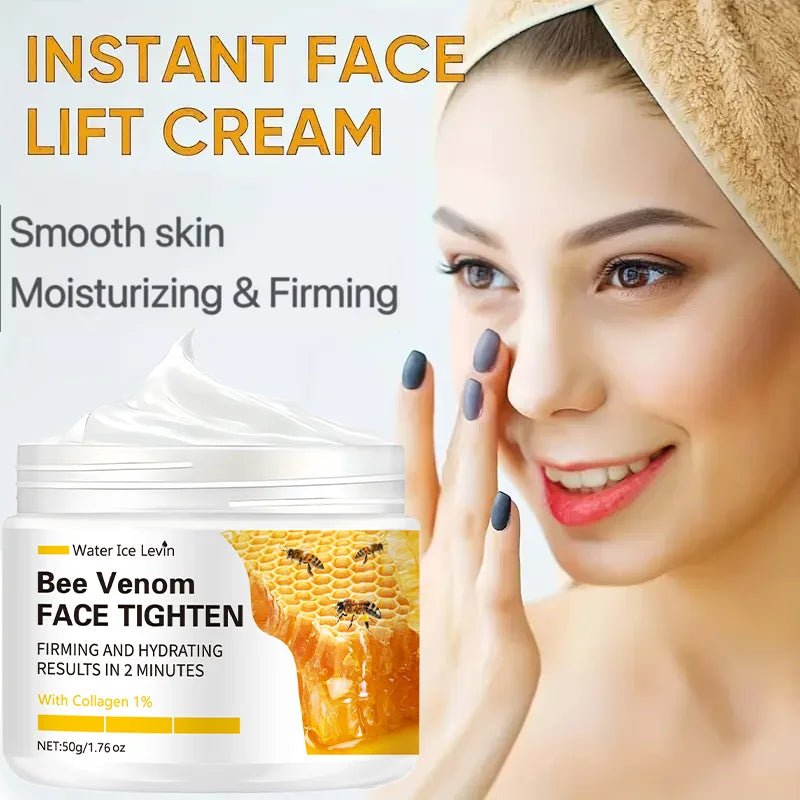 Bee Venom Instant Facial Lifting Cream Anti Aging Firming Moisturizer