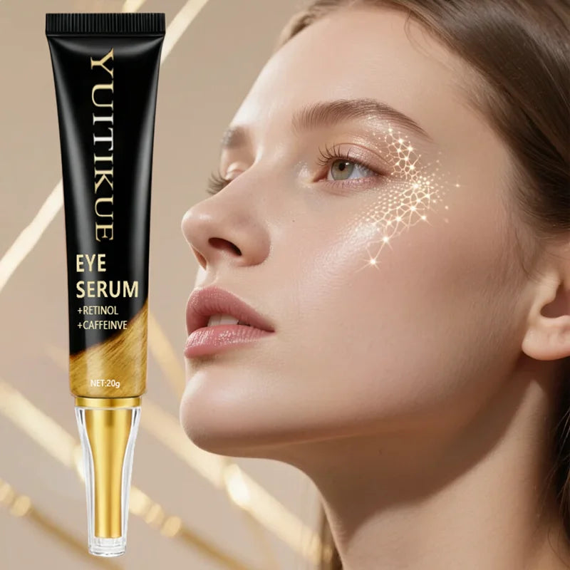 YUITIKUE Caffeine Eye Cream Retinol Firming and Anti Puffiness Serum - 2