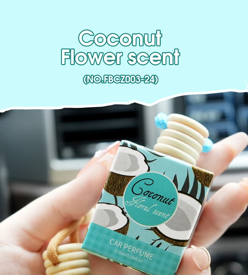 FORMBO Hanging Car Air Freshener Aromatherapy Diffuser Bottle - 25