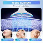 LED Facial and Neck Skin Tightening Massage Device