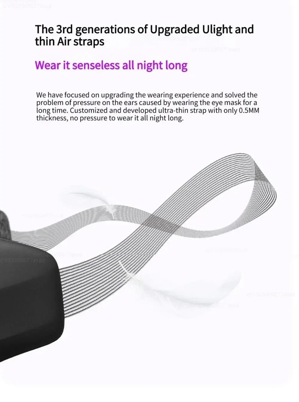 Dreamlight 4S 3D Contoured Sleep Mask Light Blocking Travel Blindfold - 14