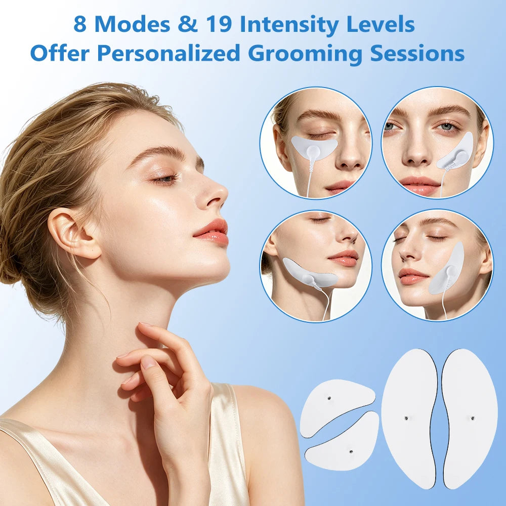 EMS Electric Eye and Facial Muscle Stimulator for Skin Lifting - 11