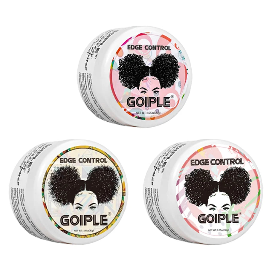 Goiple 3 Pack Edge Control Gel Hair Wax Styling and Finishing Set