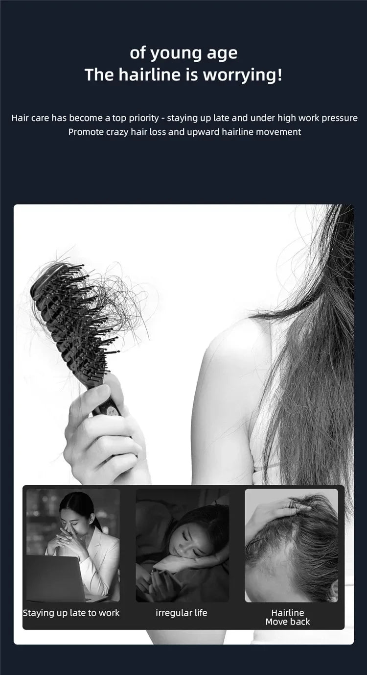 Electric Scalp Massager and Hair Oil Applicator Comb - 7