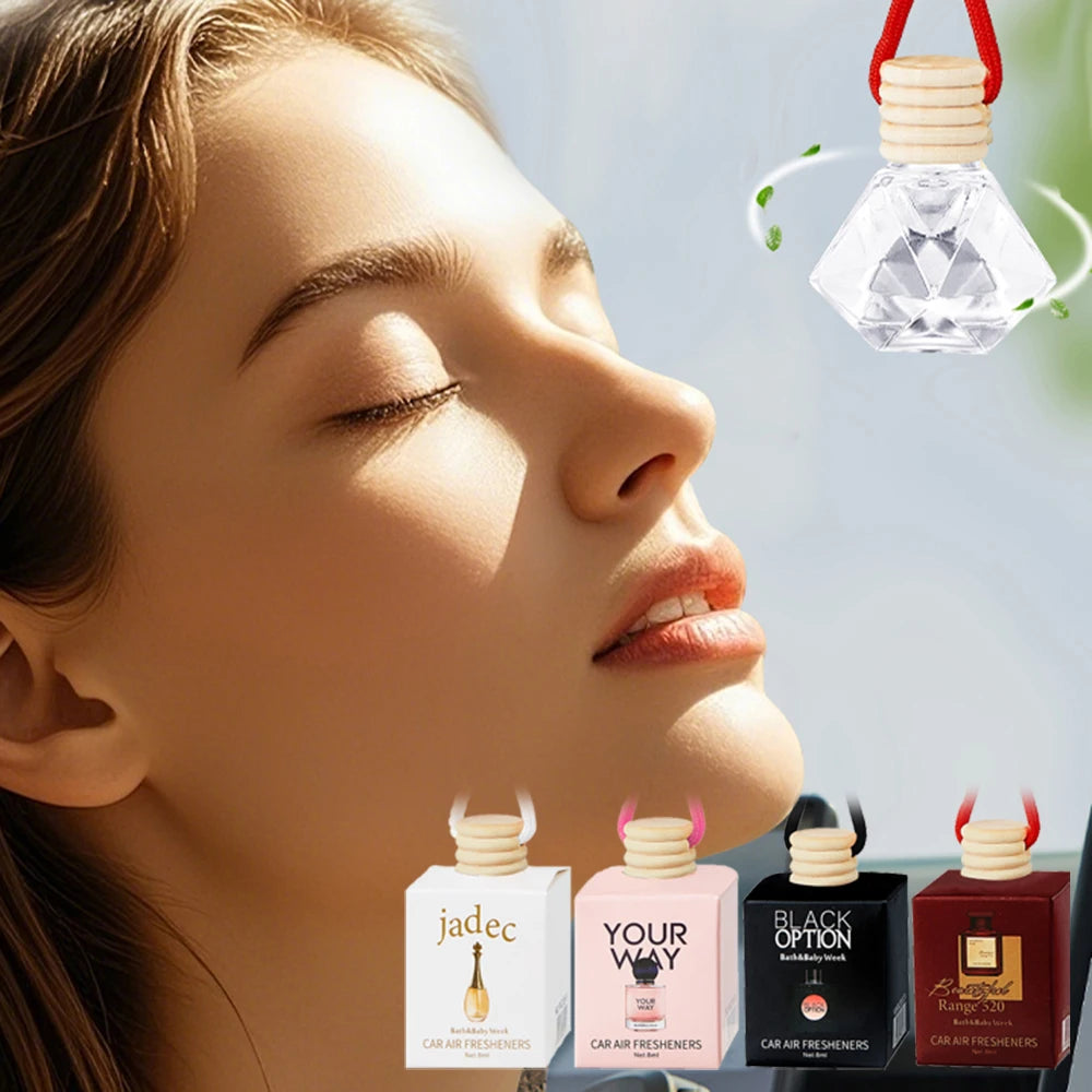 4 Pack Car Air Freshener Hanging Diffuser Interior Fragrance Set