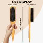Goiple Biotin Rosemary Hair Wax Stick and Styling Brush Set