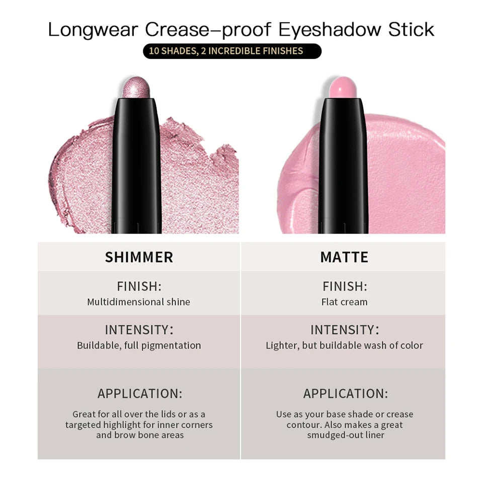 Long-Lasting Waterproof Eyeshadow Pencil - 12