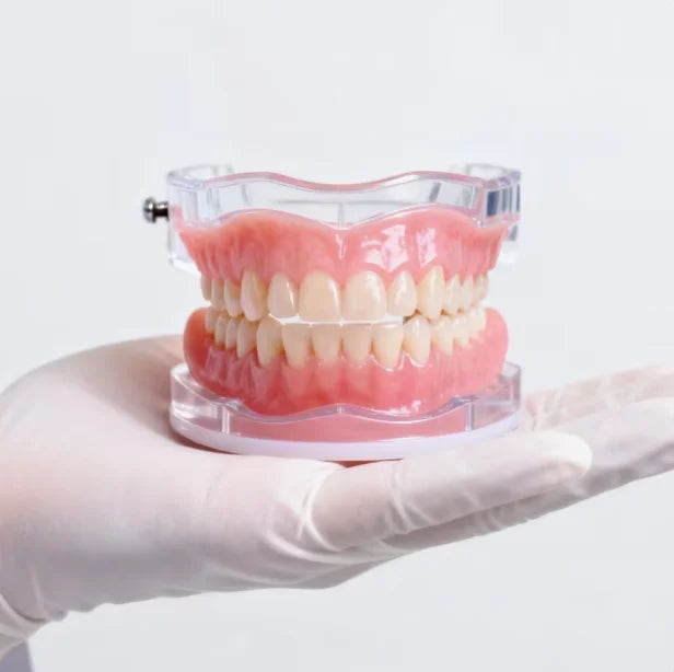 Comfort Fit Silicone Denture Set for Instant Smile Enhancement - 1