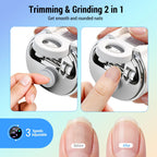 Electric Nail Clipper with LED Magnifier for Seniors and Kids