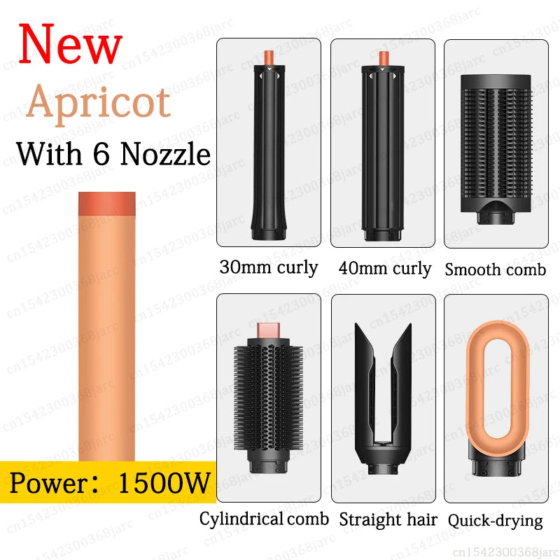 Professional 6-in-1 Hair Styler Dryer and Curling Iron Kit