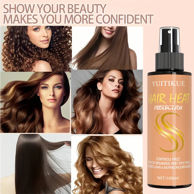 Hair Thermal Protection Spray 100ml Frizz Control and Heat Styling