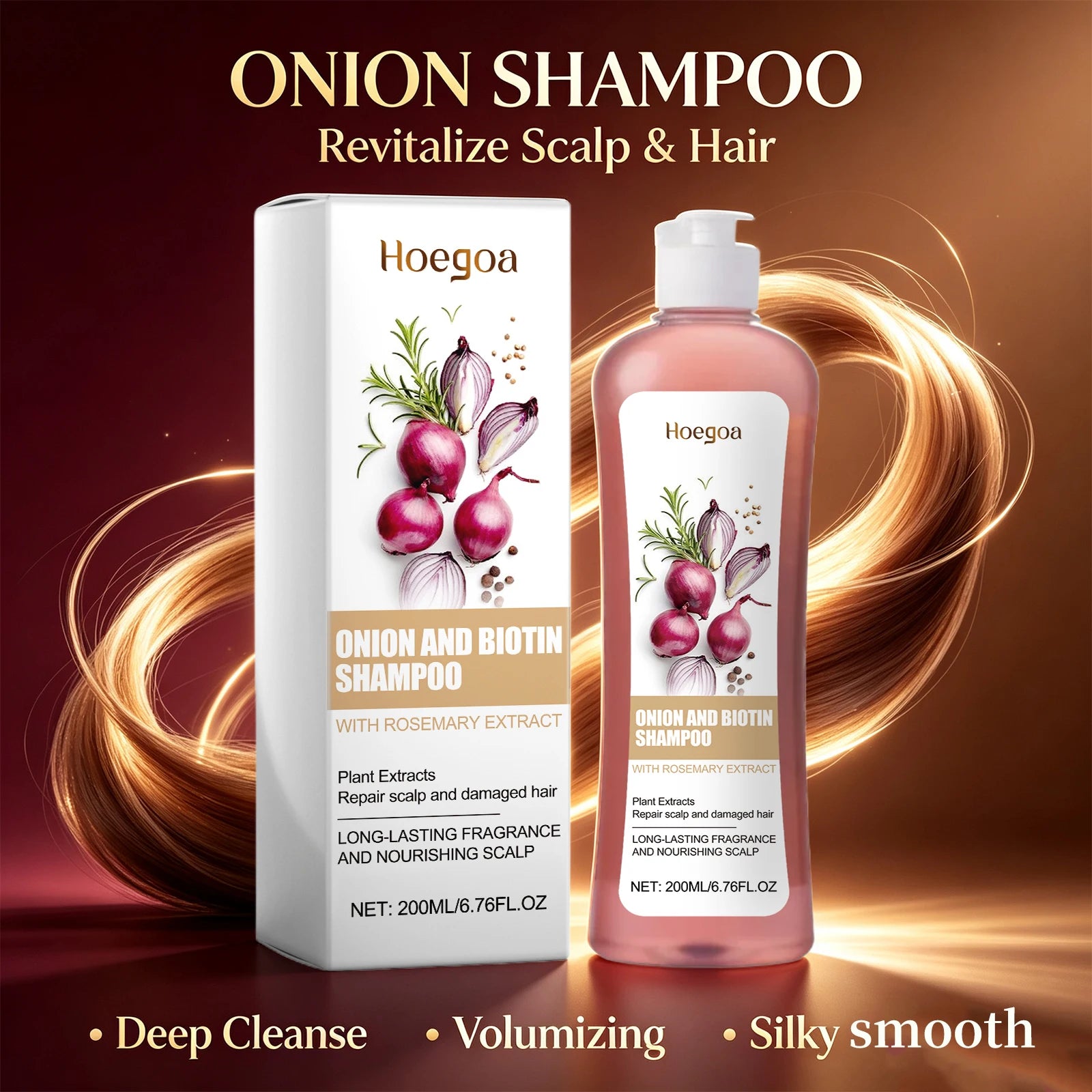 Onion and Biotin Hair Strengthening Shampoo - 4