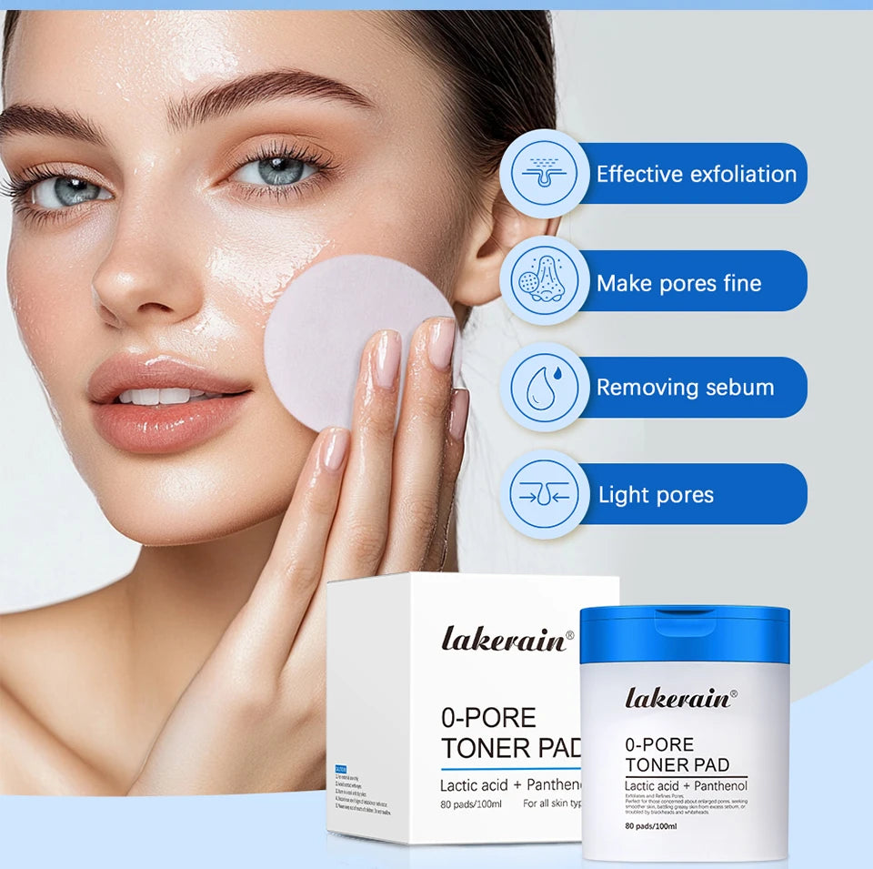 Pore Refining Toner Pad and Pink Peptide Facial Serum Set - 8