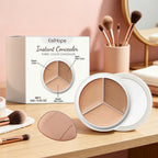 3-Color Cream Concealer Palette for Flawless Coverage