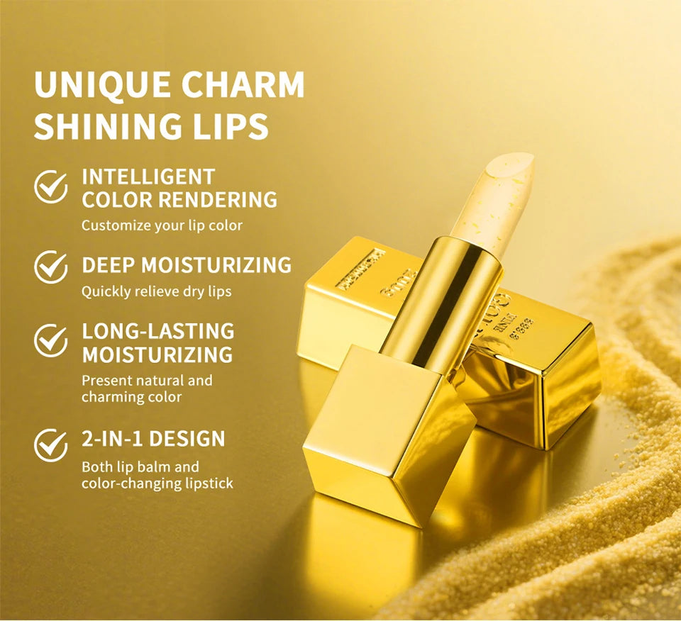 24K Gold Color Changing Moisturizing Lip Balm - 9