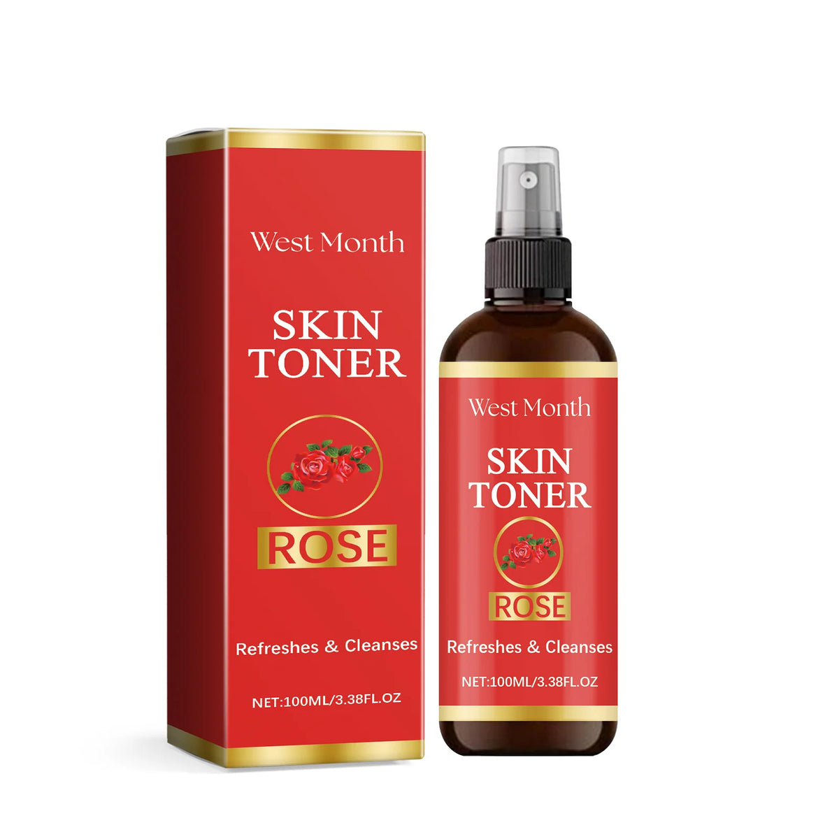 West Month Rose and Vitamin C Facial Toner Spray Hydrating Mist