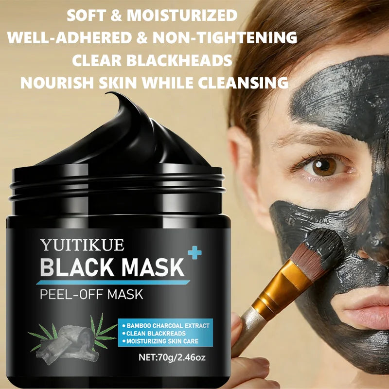 YUITIKUE Bamboo Charcoal Peel Off Mask Blackhead Remover Face Treatment - 11