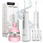 Portable Oral Irrigator and Electric Scalp Massager Set