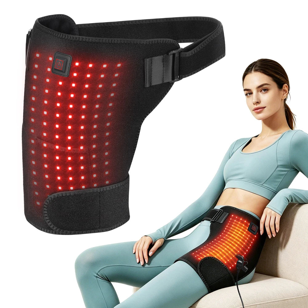 Red Light Therapy Heating Hip Support Brace - 1