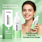 Whitening Foaming Toothpaste for Stain Removal and Fresh Breath