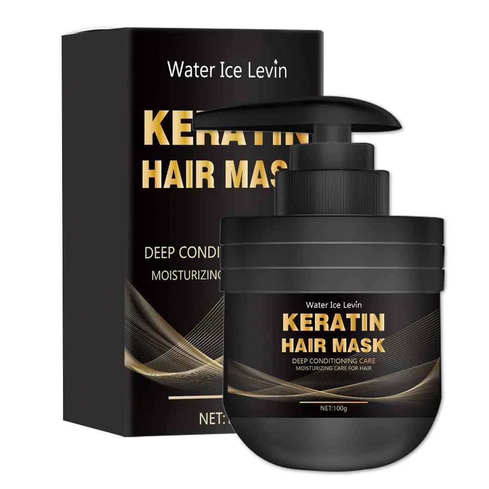 Keratin Hair Mask 100g Repairing Treatment for Damaged Frizzy Hair - 7