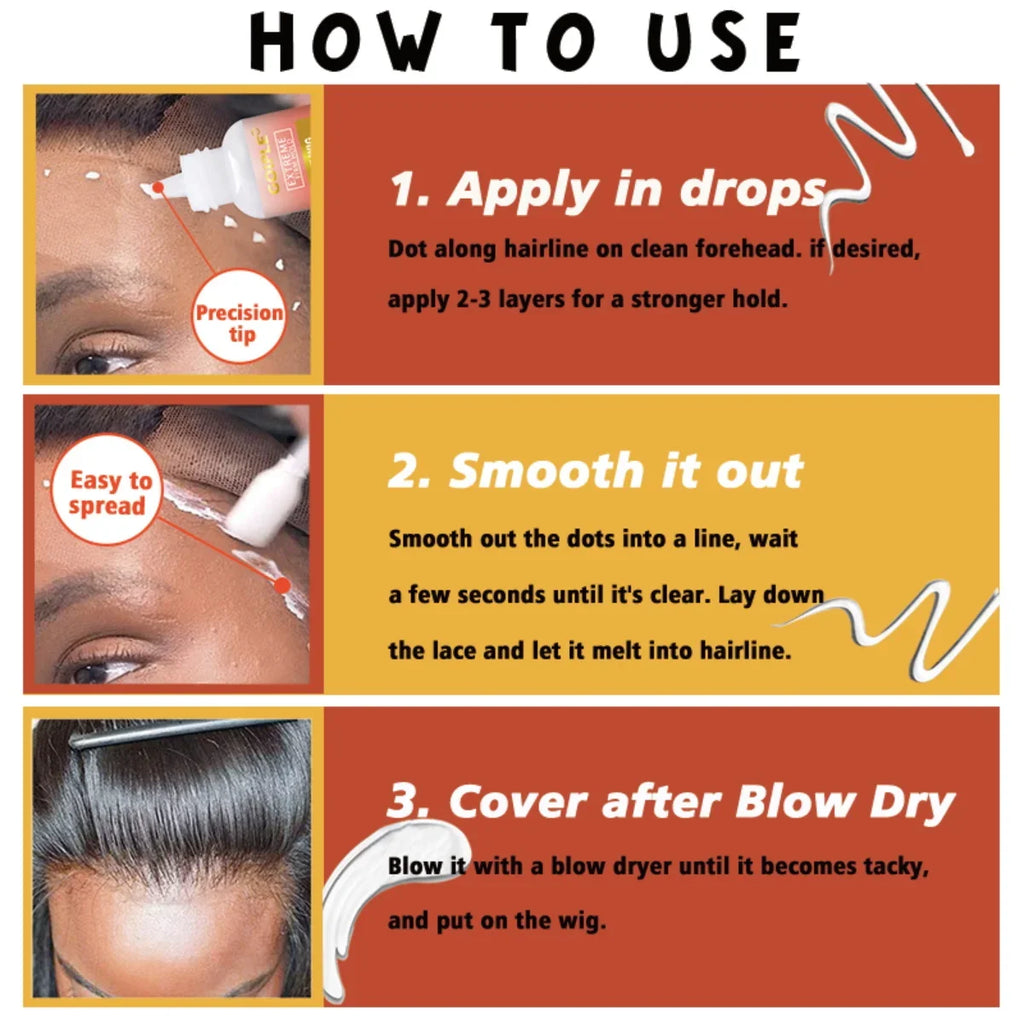 Goiple Lace Wig Adhesive and Installation Kit with Remover and Edge Tool