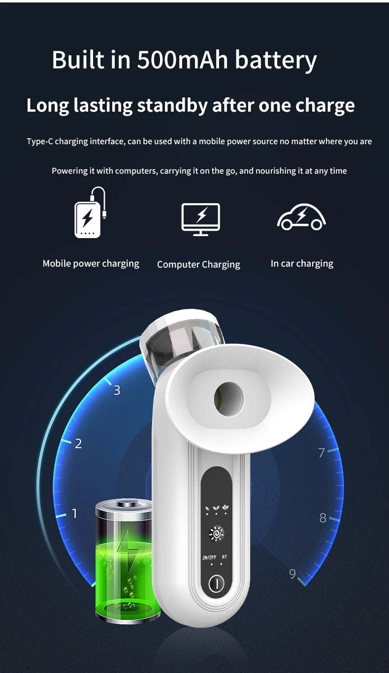 Portable Eye Mist Steamer and Facial Hydration Sprayer - 13