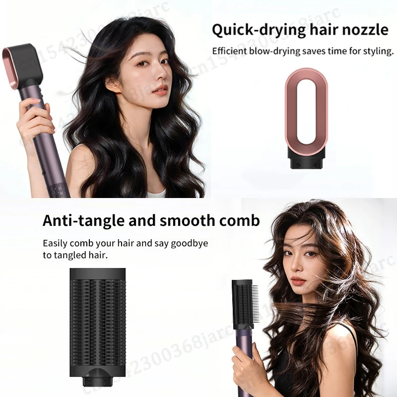 Professional 6-in-1 Hair Styler Dryer and Curling Iron Kit - 11