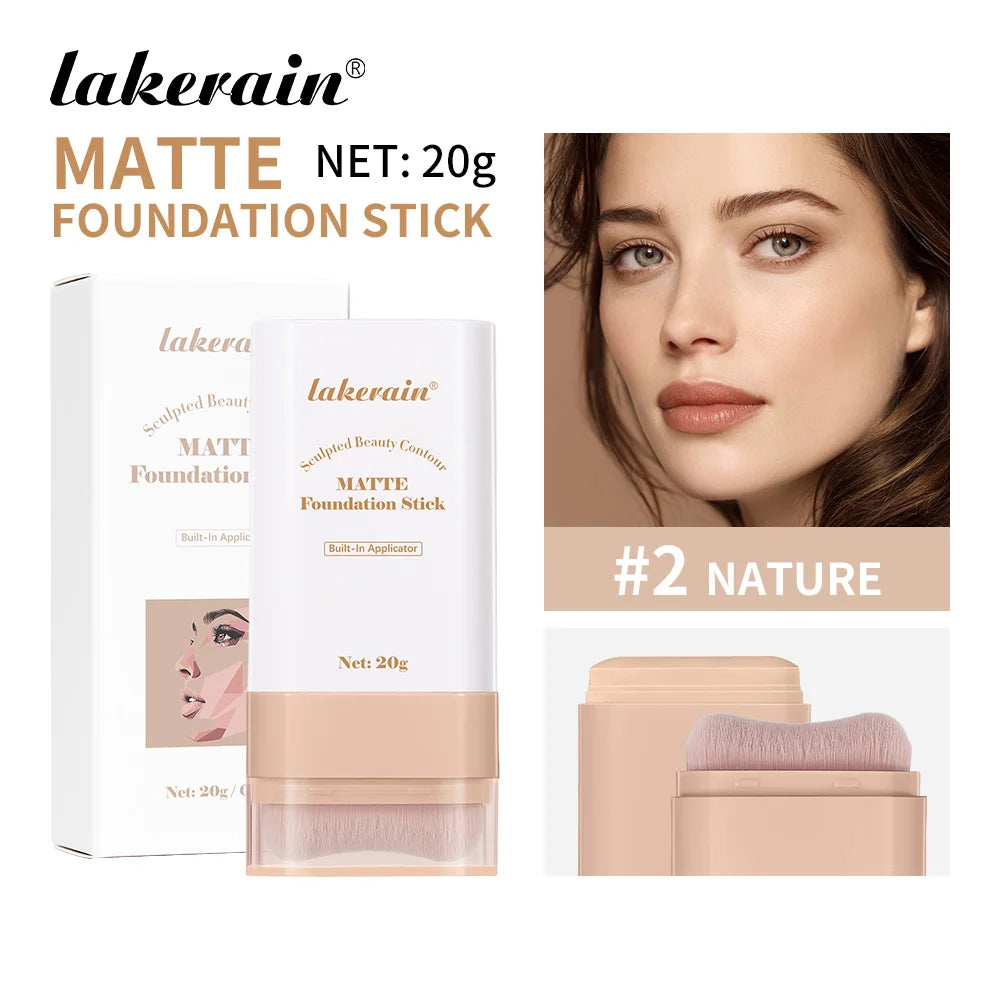 Serum Boosted Skin Tint Foundation Stick for Radiant Glow - 34