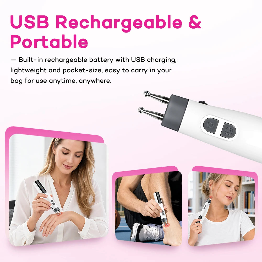 Handheld Precision Electronic Pulse Massage Pen - 4