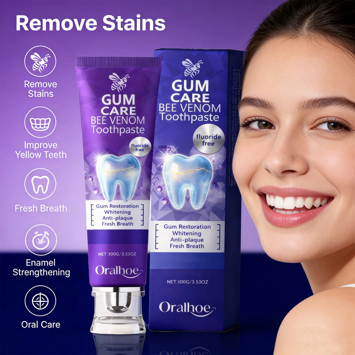 Bee Venom Gum Care Whitening Toothpaste