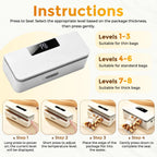 Portable Rechargeable Mini Bag Sealer with Cutter