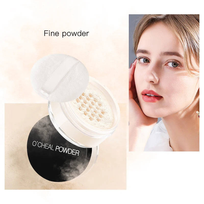 OCHEAL Lightweight Loose Setting Powder Waterproof Long Lasting Makeup - 2