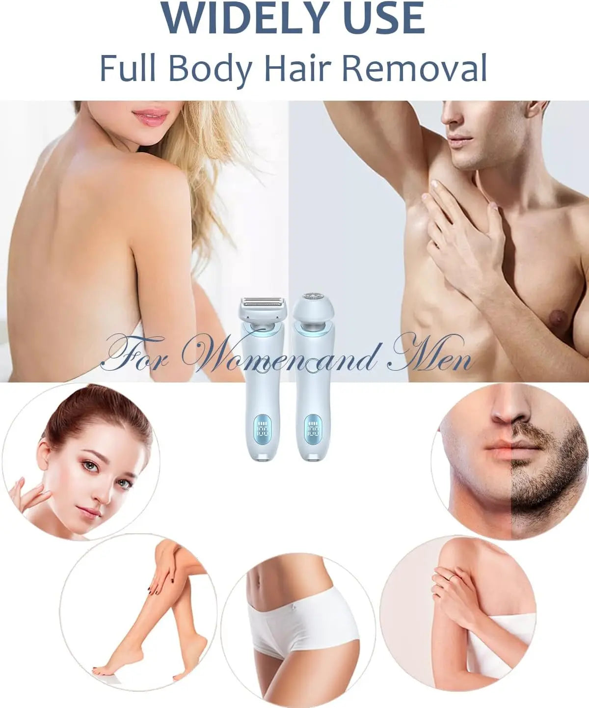 Painless Electric Hair Remover for Women - 4