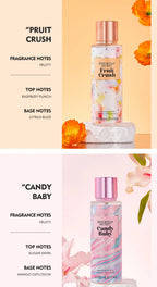 Floral Fruit Fragrance Mist Women Body Spray Vanilla Scent 250ml