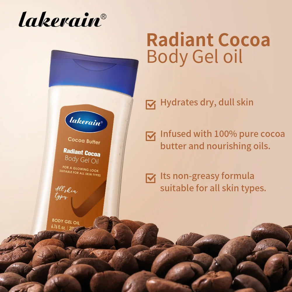 Radiant Cocoa Body Gel Oil for Deep Hydration and Glowing Skin - 3
