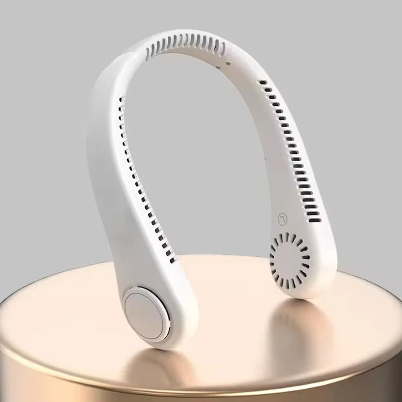 Portable Bladeless Neck Fan Rechargeable Hands Free Personal Cooler