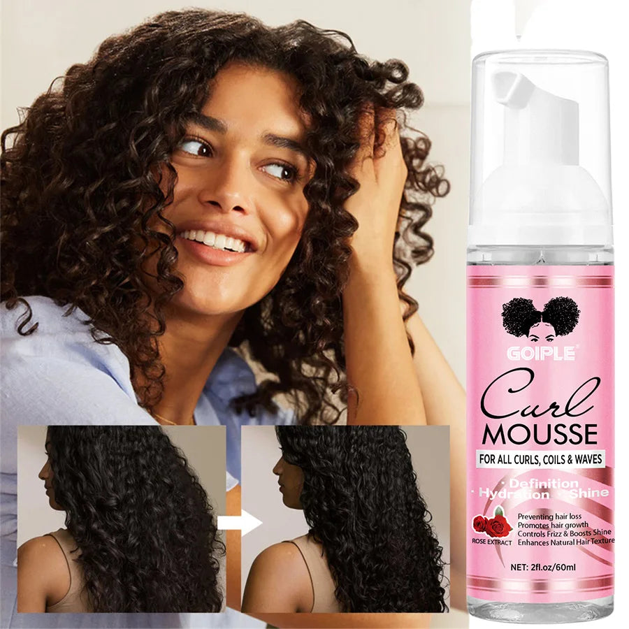 Goiple Rose Mint Hair Styling Set Curl Mousse and Refreshing Spray