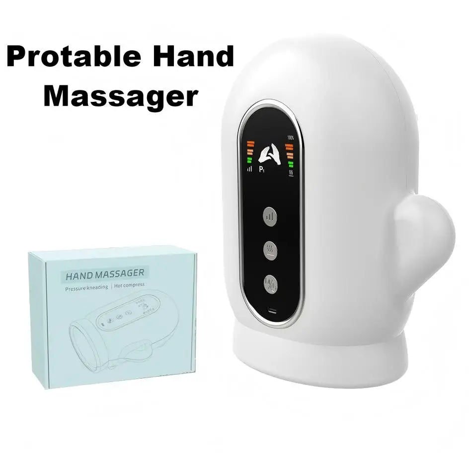Electric Hand Massager with Heat and Compression