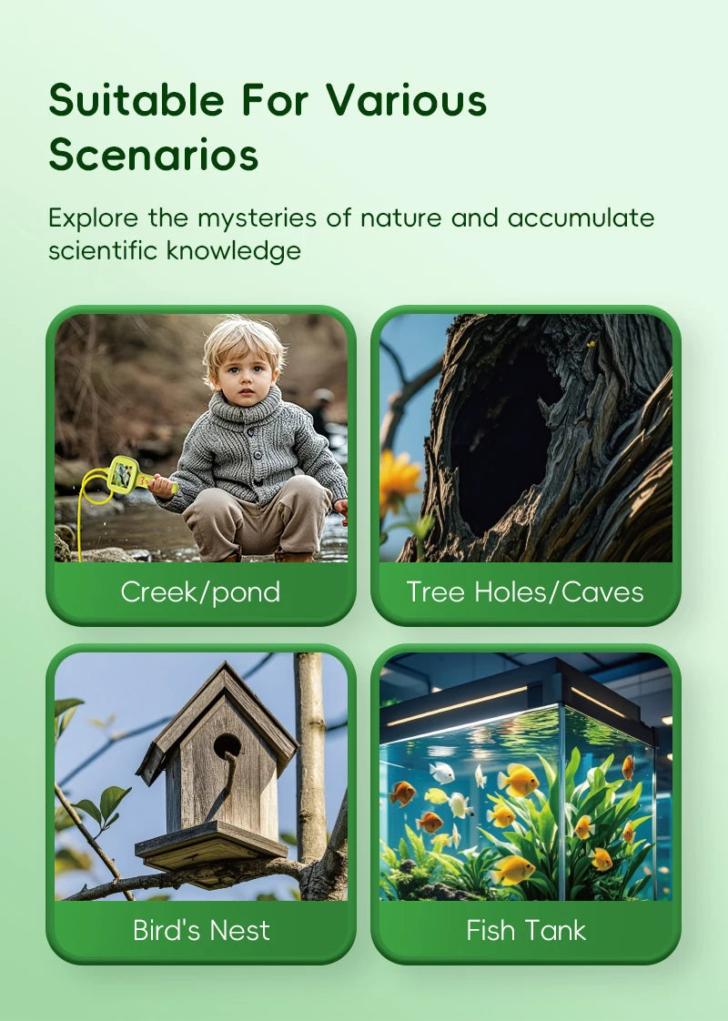 Educational Borescope Camera for Kids Nature Exploration