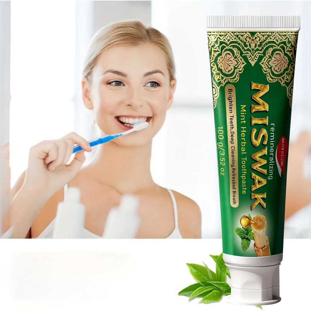 Hydroxyapatite Miswak Toothpaste Enamel Repair and Mint Fresh Breath